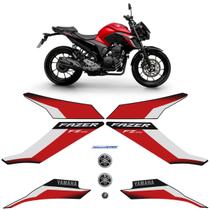 Kit Adesivos Para Yamaha Fazer 250 Fz25 2024 Moto Vermelha Kit Adesivos Para Yamaha Fazer 250 Fz25 2024 Moto Vermelha