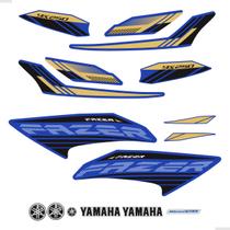 Kit Adesivos Para Yamaha Fazer 250 Ys Flex 2016 Moto Azul