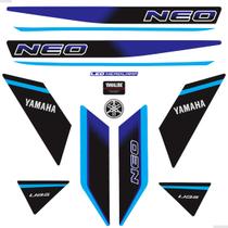 Kit Adesivos Para Yamaha Neo 125 UBS 2023/2024 Moto Azul - SPORTINOX