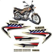 Kit Adesivos Para Yamaha Ybr 125 2003 Moto Bege Completo Kit Adesivos Para Yamaha Ybr 125 2003 Moto Bege Completo