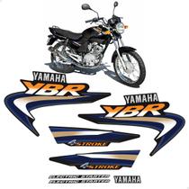 Kit Adesivos Para Yamaha Ybr 125 2003 Moto Preta Completo Kit Adesivos Para Yamaha Ybr 125 2003 Moto Preta Completo