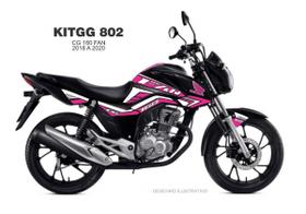 Kit Adesivos Personalizados Faixa Moto Honda CG 160 Fan 2020 Kit Adesivos Personalizados Faixa Moto Honda CG 160 Fan 2020