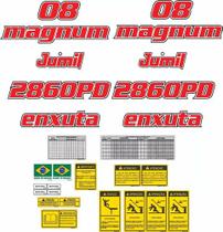 Kit Adesivos - Plantadora Jumil 2860 Pd 08 Magnum Enxuta