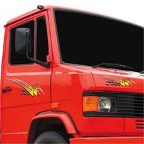 Kit Adesivos Portas Caminhões Para Mercedes Benz Plus 18265 Cor Laranja Kit Adesivos Portas Caminhões Para Mercedes Benz Plus 18265 Cor Laranja