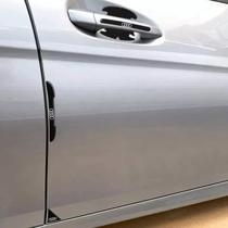 Kit Adesivos Protetor Maçaneta Fibra Carbono Resinado Audi