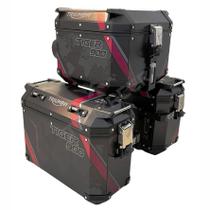 KIT Adesivos Protetor TRIUMPH para 3 BAULETOS - TOP CASE e LATERAIS - TIGER 900