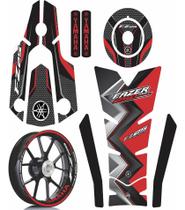 Kit Adesivos Protetores Friso Yamaha Fazer Fz25 Vermelho M2 Kit Adesivos Protetores Friso Yamaha Fazer Fz25 Vermelho M2