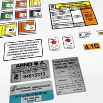 Kit Adesivos Qualidade Garantida Opala Comodoro/diplomata