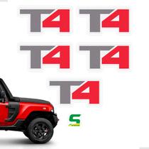 Kit Adesivos Rodas Para Troller T4 2017 Refletivo - Genérico Kit Adesivos Rodas Para Troller T4 2017 Refletivo - Genérico