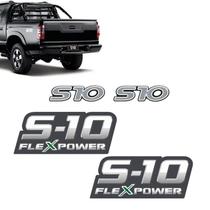 Kit Adesivos S10 Santo Antônio Resinados + Flex Power Verde