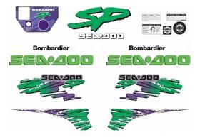 Kit Adesivos - Sea Doo Sp Bombardier Para Jet Ski