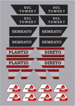 Kit Adesivos Semeato Sol Tower 7 Plantio Direto