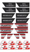 Kit Adesivos Semeato Sol Tower 7 Plantio Direto