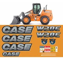Kit Adesivos SPTS Compatível Case W20E Pá Carregadeira Kit Adesivos SPTS Compatível Case W20E Pá Carregadeira