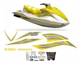 Kit Adesivos SPTS Jet Ski Compatível VX110 Amarelo 2007 Kit Adesivos SPTS Jet Ski Compatível VX110 Amarelo 2007