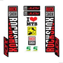 Kit Adesivos Suspensão Para Bike Rock Shox Judy Refletivo