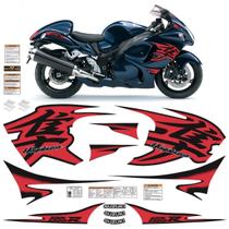 Kit Adesivos Suzuki Hayabusa Gsx 1300r 2012 Preto E Vermelho Kit Adesivos Suzuki Hayabusa Gsx 1300r 2012 Preto E Vermelho