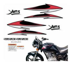 Kit Adesivos Suzuki Yes 125 2008 Preta 10202