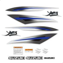 Kit Adesivos Suzuki Yes 125 2009/2010 Moto Prata + Emblemas Kit Adesivos Suzuki Yes 125 2009/2010 Moto Prata + Emblemas