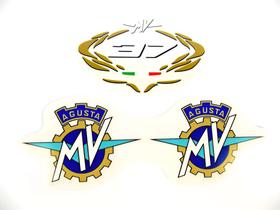 Kit Adesivos Tanque Compatível MV Agusta F4 Vermelha Kit Adesivos Tanque Compatível MV Agusta F4 Vermelha