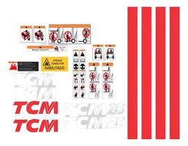 Kit Adesivos Tcm 25 Para Empilhadeira