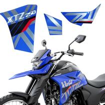 Kit Adesivos Tomada Ar Aba Esquerda Xtz Lander 250 Azul 2020 2021