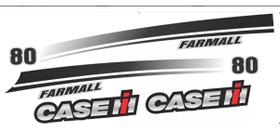 Kit Adesivos Trator Case Farmall 80 Compatível 4un Kit Adesivos Trator Case Farmall 80 Compatível 4un