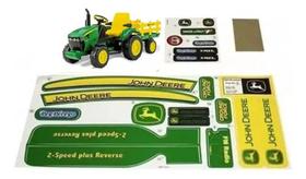 Kit Adesivos Trator Elétrico Infantil John Deere Completo