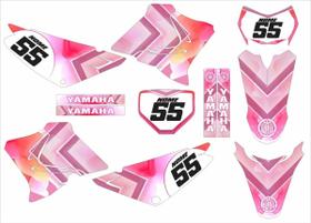 Kit Adesivos Trilha Compatível XTZ 125 20mm UV