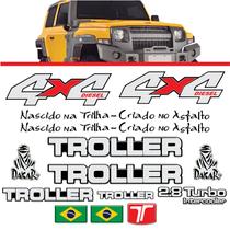 Kit Adesivos Troller 4x4 Diesel Resinado e Plotado Completo Kit Adesivos Troller 4x4 Diesel Resinado e Plotado Completo