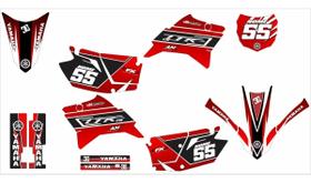 Kit Adesivos TTR 230 Vermelho UV Orajet 13pçs Kit Adesivos TTR 230 Vermelho UV Orajet 13pçs