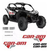 Kit Adesivos Utv Canam Maverick X3 Turbo Vermelho Wb 620