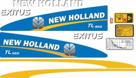 Kit Adesivos UV Compatível New Holland TL95E Exitus Kit Adesivos UV Compatível New Holland TL95E Exitus