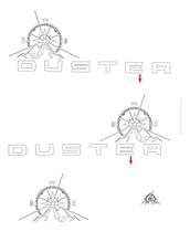 Kit Adesivos UV SPTS Compatível Renault Duster Adventure