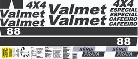 Kit Adesivos - Valmet 88 4x4 (série Prata Especial Cafeeiro) Kit Adesivos - Valmet 88 4x4 (série Prata Especial Cafeeiro)
