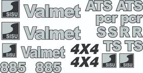 Kit Adesivos - Valmet Sisu 885 4x4 Kit Adesivos - Valmet Sisu 885 4x4