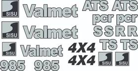 Kit Adesivos - Valmet Sisu 985 4x4 Kit Adesivos - Valmet Sisu 985 4x4
