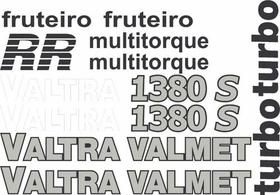 Kit Adesivos Valtra Valmet 1380 S Fruteiro Rr Multitorque Kit Adesivos Valtra Valmet 1380 S Fruteiro Rr Multitorque