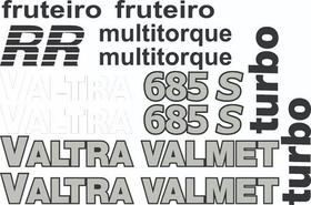 Kit Adesivos - Valtra Valmet 685 S Turbo (fruteiro) Kit Adesivos - Valtra Valmet 685 S Turbo (fruteiro)