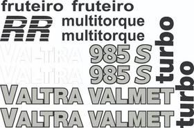 Kit Adesivos Valtra Valmet 985 S Kit Adesivos Valtra Valmet 985 S