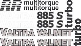 Kit Adesivos - Valtra Valmet Turbo 885 S