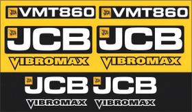 Kit Adesivos Vibromax compatível JCB VMT 860 Kit Adesivos Vibromax compatível JCB VMT 860