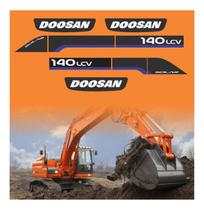 Kit Adesivos Vinil Compatível Doosan 140LCV/225LCV Kit Adesivos Vinil Compatível Doosan 140LCV/225LCV