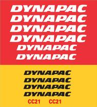 Kit Adesivos Vinil Compatível Dynapac CC-21 (12pç) Kit Adesivos Vinil Compatível Dynapac CC-21 (12pç)