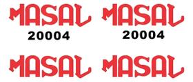 Kit Adesivos Vinil Compatível Guincho Masal 20004 Kit Adesivos Vinil Compatível Guincho Masal 20004