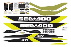 Kit Adesivos Vinil compatível Sea-Doo GTI 90 2017 Kit Adesivos Vinil compatível Sea-Doo GTI 90 2017