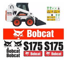 Kit Adesivos Vinil UV Compatível Bobcat S175 27pç Kit Adesivos Vinil UV Compatível Bobcat S175 27pç