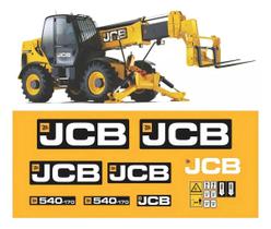 Kit Adesivos Vinil UV compatível JCB 540-170 Kit Adesivos Vinil UV compatível JCB 540-170