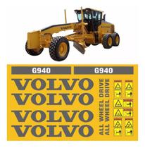 Kit Adesivos Volvo G940 Para Motoniveladora Kit Adesivos Volvo G940 Para Motoniveladora