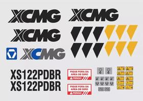 Kit Adesivos - Xcmg Xs122pdbr Para Rolo Compactador